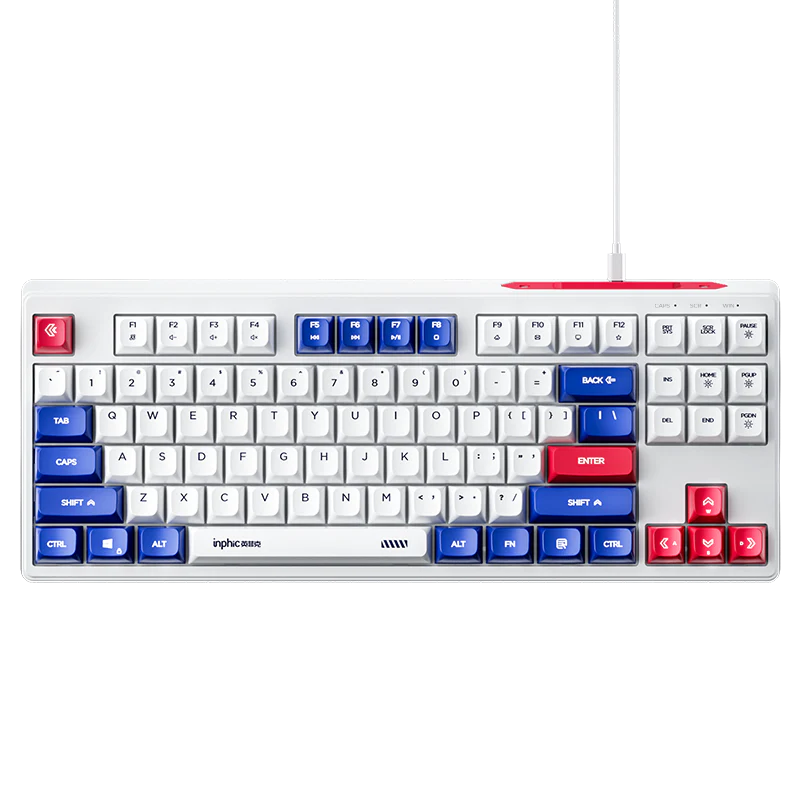 inphic® K902 Wired Keyboard with 87 Keys